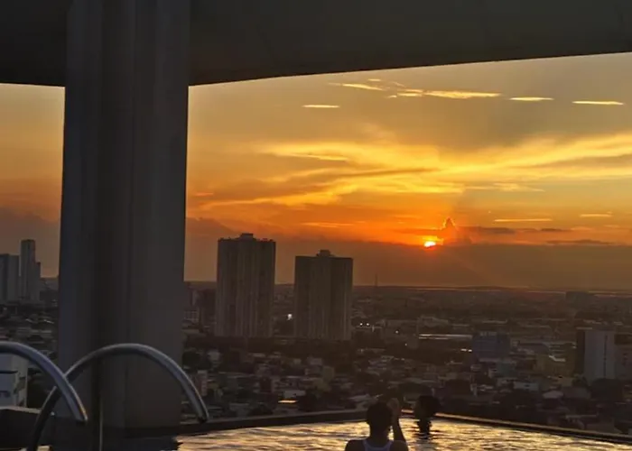 アパートホテル Deluxe One Bedroom By Christine Infront Of Trinoma Mall