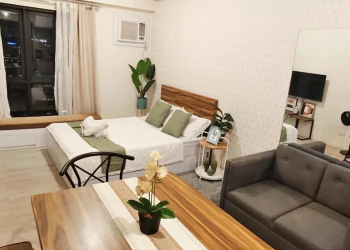 Deluxe One Bedroom By Christine Infront Of Trinoma Mall アパートホテル